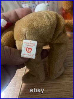 RARE Ty 1997 Teddy Style 4200 Beanie Baby Bear 1996 Errors PVC PELLETS