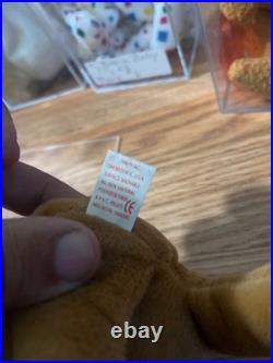 RARE Ty 1997 Teddy Style 4200 Beanie Baby Bear 1996 Errors PVC PELLETS