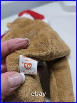RARE Ty 1997 Teddy Style 4200 Beanie Baby Bear 1996 Errors PVC PELLETS