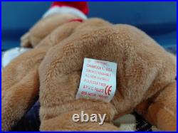 RARE Ty 1997 Teddy Style 4200 Beanie Baby Bear 1996 Errors PVC PELLETS