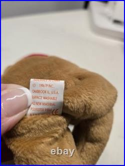 RARE Ty 1997 Teddy Style 4200 Beanie Baby Bear 1996 Errors PVC PELLETS