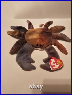 RARE Ty Beanie Babies Claude the Crab Extremely Rare MINT with Errors RARE Ty Beanie Babies Claude the Crab Extremely Rare MINT with Errors