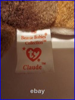 RARE Ty Beanie Babies Claude the Crab Extremely Rare MINT with Errors RARE Ty Beanie Babies Claude the Crab Extremely Rare MINT with Errors