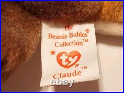 RARE Ty Beanie Babies Claude the Crab Extremely Rare MINT with Errors RARE Ty Beanie Babies Claude the Crab Extremely Rare MINT with Errors