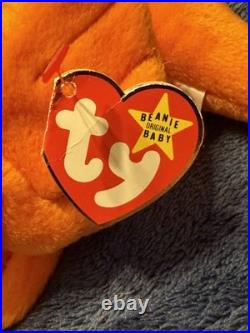 RARE Ty Beanie Babies Goldie the Goldfish 1993 With 1994 Tag Errors PVC Retired