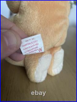 RARE Ty Beanie Babies Hope Bear Excellent Cond- Very Rare Tag Errors
