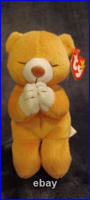 RARE Ty Beanie Babies Hope Bear Retired with Errors