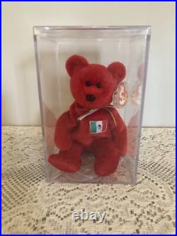 RARE Ty Beanie Babies Osito Mexico Bear New condition with Tag Errors