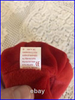 RARE Ty Beanie Babies Osito Mexico Bear New condition with Tag Errors