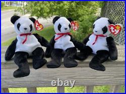 RARE Ty Beanie Babies Panda Bear Fortune CHEAPEST EVER