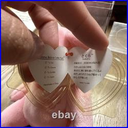 RARE Ty Beanie Babies SAKURA Bear (Retired) tag errors and TAGS in Japanese