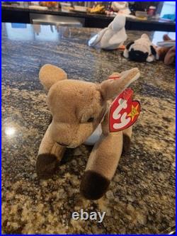 RARE Ty Beanie Babies Whisper Deer 1997 (Retired Baby) Condition NEW