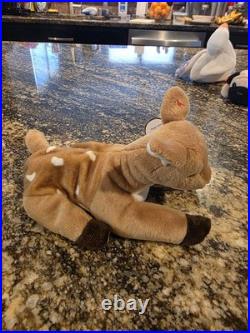 RARE Ty Beanie Babies Whisper Deer 1997 (Retired Baby) Condition NEW