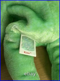 RARE! Ty Beanie Baby 1998 Kicks The Soccer Bear with Tag Errors 98/99 RARE! Ty Beanie Baby 1998 Kicks The Soccer Bear with Tag Errors 98/99