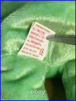 RARE! Ty Beanie Baby 1998 Kicks The Soccer Bear with Tag Errors 98/99 RARE! Ty Beanie Baby 1998 Kicks The Soccer Bear with Tag Errors 98/99