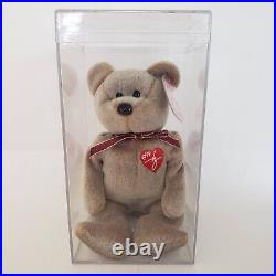 RARE Ty Beanie Baby 1999 Signature Bear IN BOX Tag ERRORS Retired MINT CONDITION