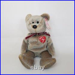 RARE Ty Beanie Baby 1999 Signature Bear IN BOX Tag ERRORS Retired MINT CONDITION