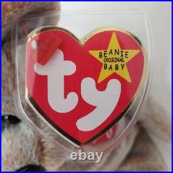 RARE Ty Beanie Baby 1999 Signature Bear IN BOX Tag ERRORS Retired MINT CONDITION