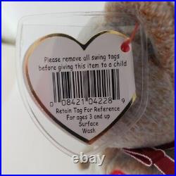 RARE Ty Beanie Baby 1999 Signature Bear IN BOX Tag ERRORS Retired MINT CONDITION