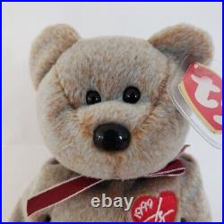 RARE Ty Beanie Baby 1999 Signature Bear IN BOX Tag ERRORS Retired MINT CONDITION