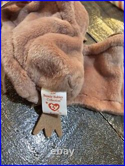 RARE Ty Beanie Baby BATTY the Bat 1996, Retired! Tag Errors, Eye And Stiching