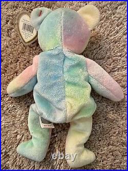 RARE Ty Beanie Baby Birthday B. B. Bear Unmarked