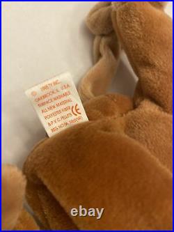 RARE Ty Beanie Baby Bongo The Monkey Toy (4067) PVC Pellets Mint Condition