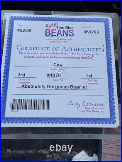 RARE Ty Beanie Baby CAW 3rd Gen Tag 1st Gen Tush Auth Becky's True Blue 1994 RARE Ty Beanie Baby CAW 3rd Gen Tag 1st Gen Tush Auth Becky's True Blue 1994