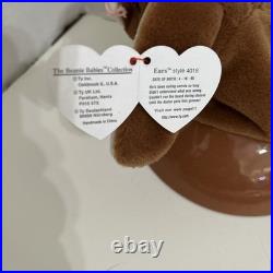 RARE -Ty Beanie Baby Ears 95. TAG ERROR. Condition NEW. 35/4