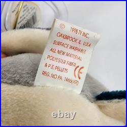 RARE Ty Beanie Baby JAKE the Mallard with ERRORS Date discrepancy-97 swing tag 98