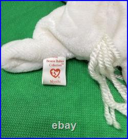 RARE Ty Beanie Baby Mystic the Unicorn Style 4007 1993 with wrong tag