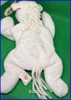 RARE Ty Beanie Baby Mystic the Unicorn Style 4007 1993 with wrong tag