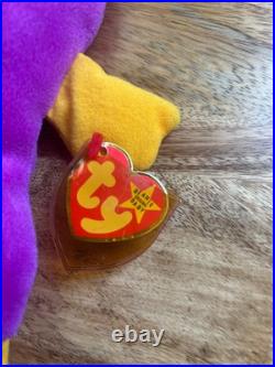 RARE Ty Beanie Baby Patti 1993 PVC Pellets Tags withErrors
