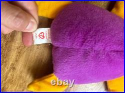 RARE Ty Beanie Baby Patti 1993 PVC Pellets Tags withErrors