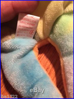 RARE Ty Beanie Baby Peace With Tag Errors