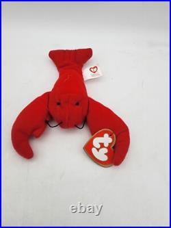 RARE Ty Beanie Baby Pinchers the Lobster Retired 1993 Holiday Christmas