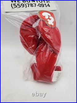RARE Ty Beanie Baby Pinchers the Lobster Retired 1993 Holiday Christmas