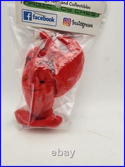 RARE Ty Beanie Baby Pinchers the Lobster Retired 1993 Holiday Christmas