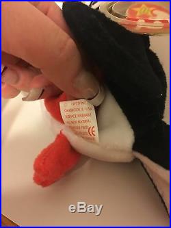 RARE Ty Beanie Baby Puffer 1997 4th Generation Hang Tag Retired 1998 Brand New