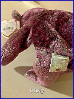 RARE Ty Beanie Baby Retired 2000 SIGNATURE BEAR #4266 NMWMT A Beauty