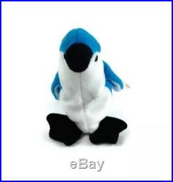 RARE! Ty Beanie Baby Rocket The Blue Jay Bird 1993 MINT with TAG Original
