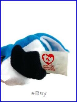 RARE! Ty Beanie Baby Rocket The Blue Jay Bird 1993 MINT with TAG Original