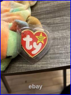 RARE Ty Beanie Baby Sammy The Bear 1998/ 1999 Retired With 3 TAG ERRORS
