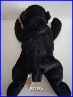 RARE Ty Beanie Baby withERRORS Blackie Bear MWMT 1st edition RARE Ty Beanie Baby withERRORS Blackie Bear MWMT 1st edition