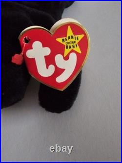 RARE Ty Beanie Baby withERRORS Blackie Bear MWMT 1st edition RARE Ty Beanie Baby withERRORS Blackie Bear MWMT 1st edition