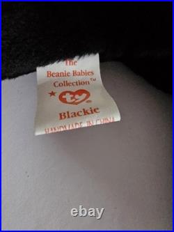 RARE Ty Beanie Baby withERRORS Blackie Bear MWMT 1st edition RARE Ty Beanie Baby withERRORS Blackie Bear MWMT 1st edition