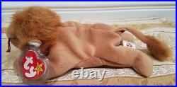 RARE Ty Beanie Baby withERRORS Roary Lion MWMT and Tag Protector
