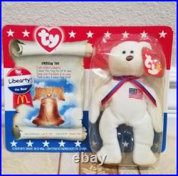 RARE Ty Beanie Buddy & Teenie Beanie withERRORS Libearty Flag Bears MWMT RARE Ty Beanie Buddy & Teenie Beanie withERRORS Libearty Flag Bears MWMT