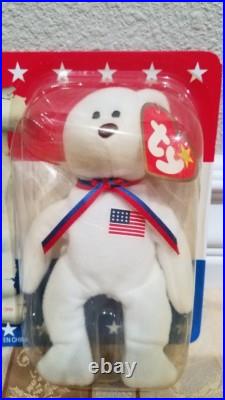 RARE Ty Beanie Buddy & Teenie Beanie withERRORS Libearty Flag Bears MWMT RARE Ty Beanie Buddy & Teenie Beanie withERRORS Libearty Flag Bears MWMT