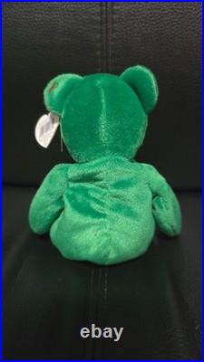 RARE Ty Beanie Collectable Erin the Irish Bear with multiple errors Mint &Tag